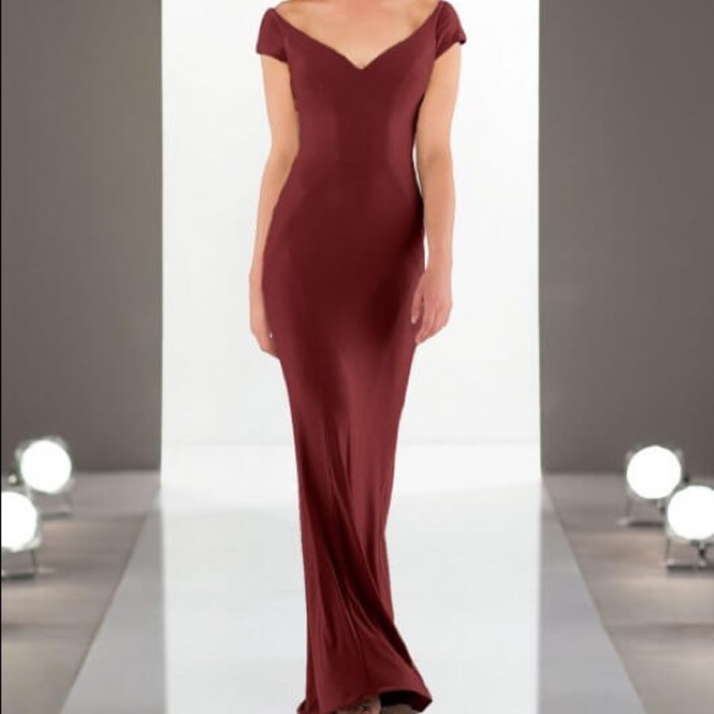 Sorella Vita Bridesmaid Dress 9126 Garnet Sz4